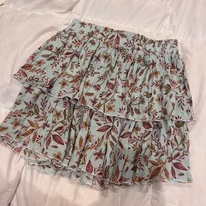 See You Monday Floral Skirt